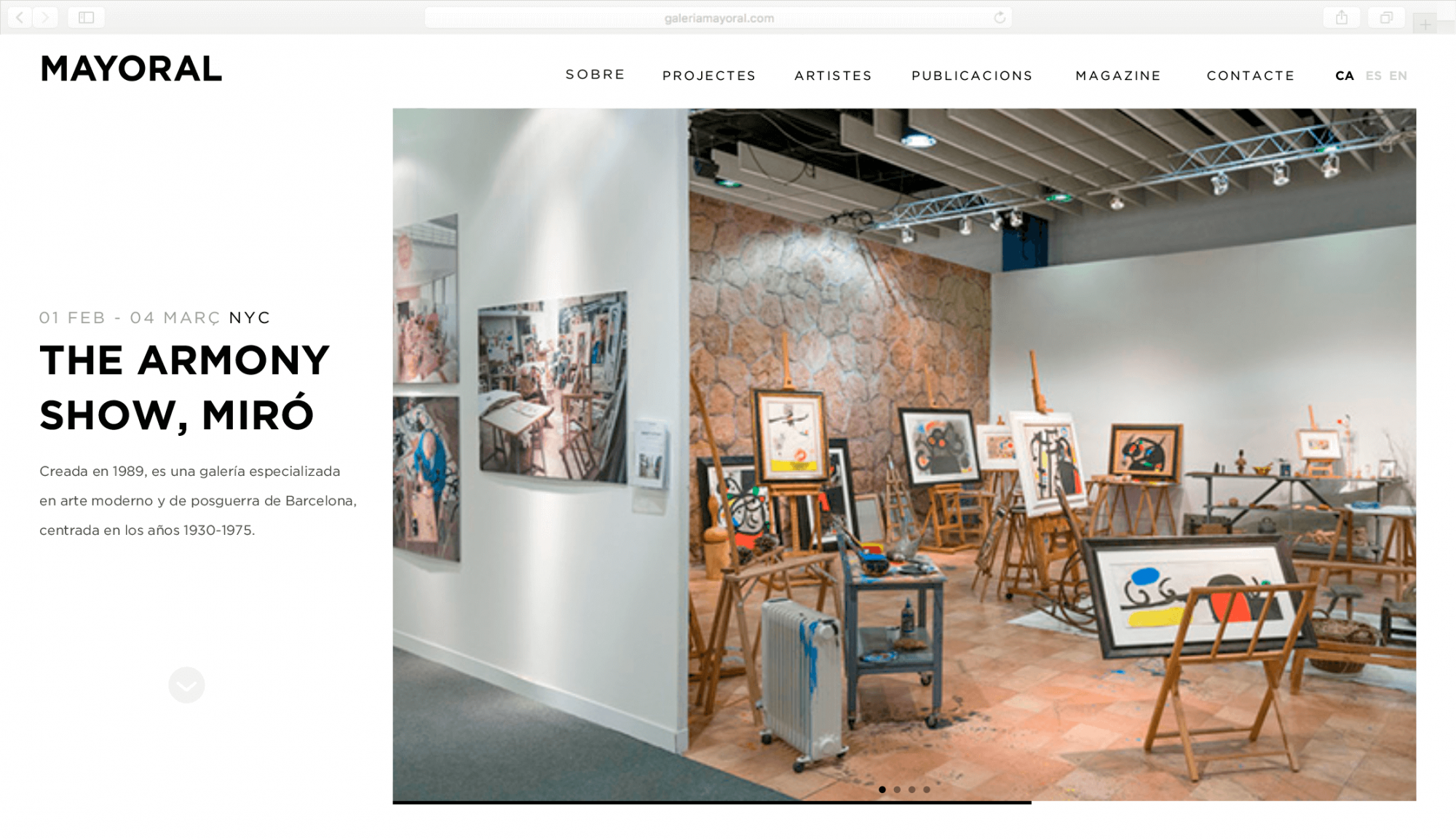 Web Galeria Mayoral