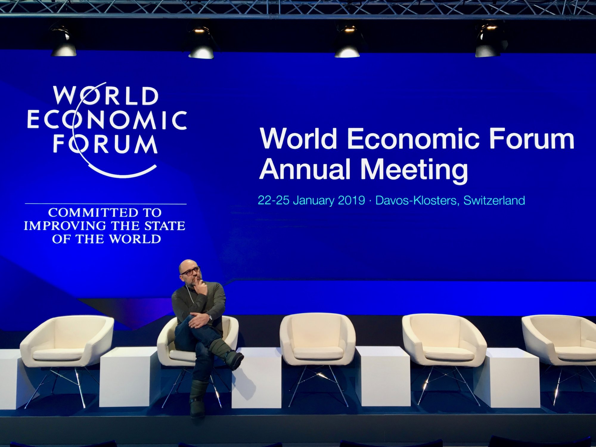 Josep M. Ganyet a Davos